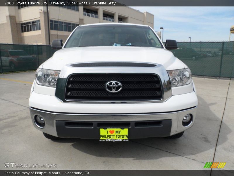 Super White / Graphite Gray 2008 Toyota Tundra SR5 CrewMax