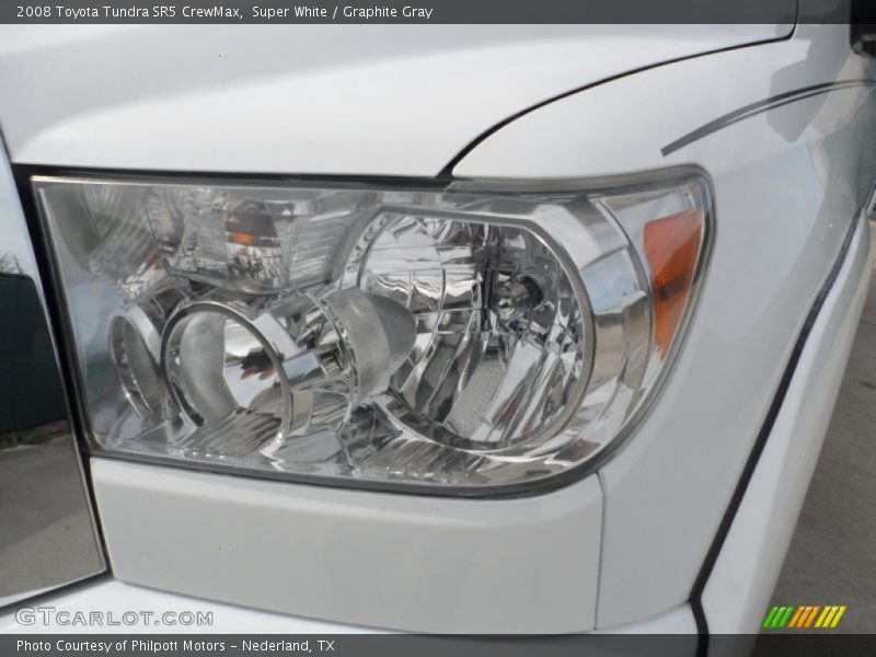 Super White / Graphite Gray 2008 Toyota Tundra SR5 CrewMax