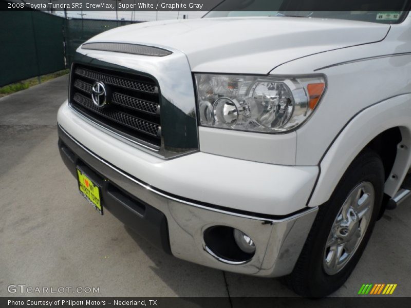 Super White / Graphite Gray 2008 Toyota Tundra SR5 CrewMax