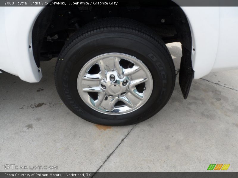 Super White / Graphite Gray 2008 Toyota Tundra SR5 CrewMax