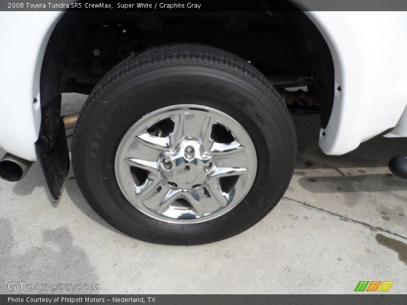 Super White / Graphite Gray 2008 Toyota Tundra SR5 CrewMax