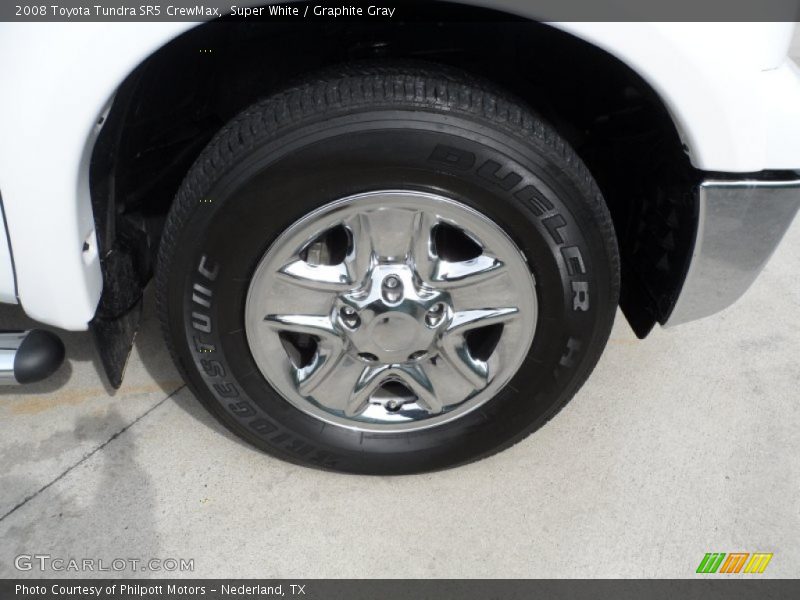 Super White / Graphite Gray 2008 Toyota Tundra SR5 CrewMax