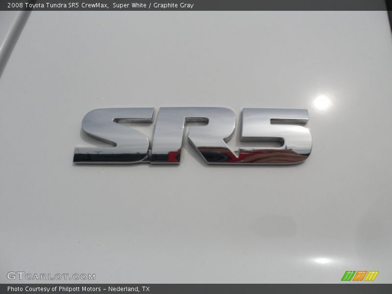 Super White / Graphite Gray 2008 Toyota Tundra SR5 CrewMax