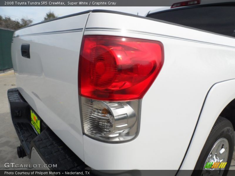 Super White / Graphite Gray 2008 Toyota Tundra SR5 CrewMax