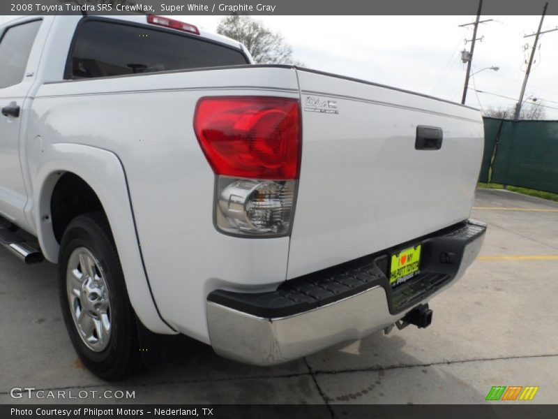 Super White / Graphite Gray 2008 Toyota Tundra SR5 CrewMax