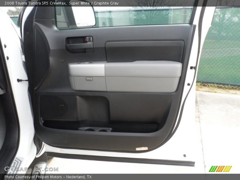 Super White / Graphite Gray 2008 Toyota Tundra SR5 CrewMax