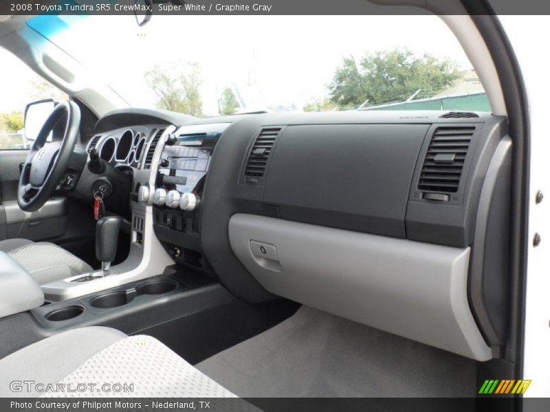 Super White / Graphite Gray 2008 Toyota Tundra SR5 CrewMax