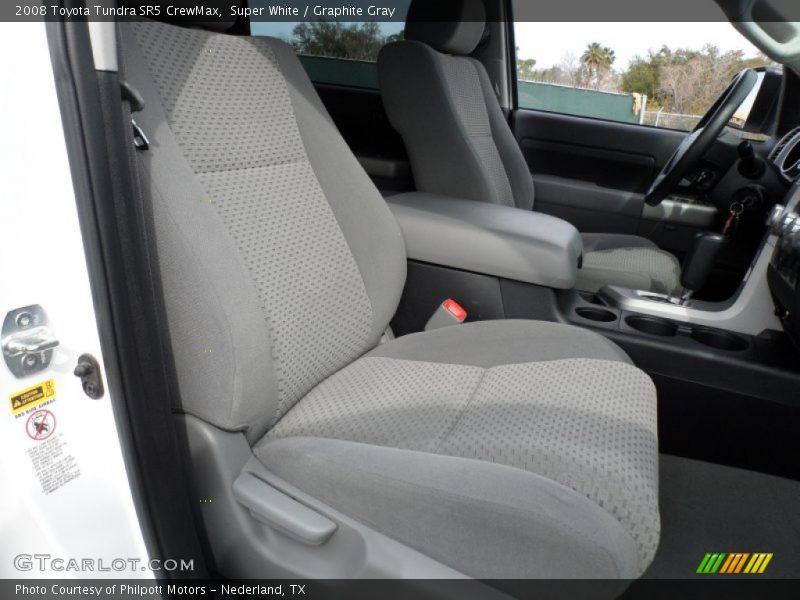 Super White / Graphite Gray 2008 Toyota Tundra SR5 CrewMax
