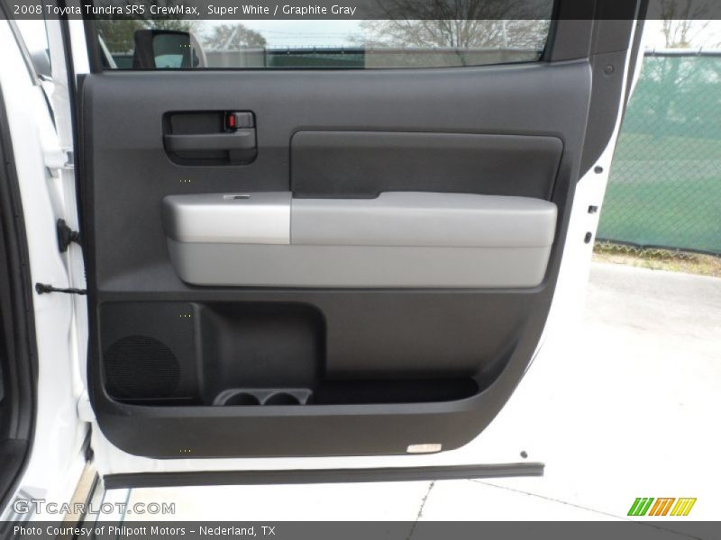 Super White / Graphite Gray 2008 Toyota Tundra SR5 CrewMax