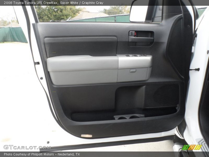 Super White / Graphite Gray 2008 Toyota Tundra SR5 CrewMax