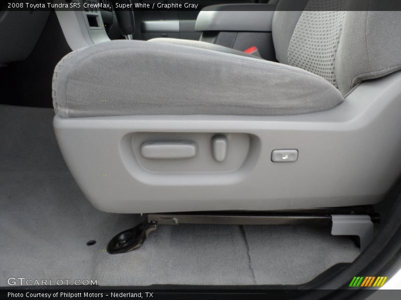 Super White / Graphite Gray 2008 Toyota Tundra SR5 CrewMax