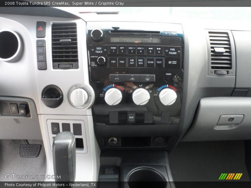 Super White / Graphite Gray 2008 Toyota Tundra SR5 CrewMax