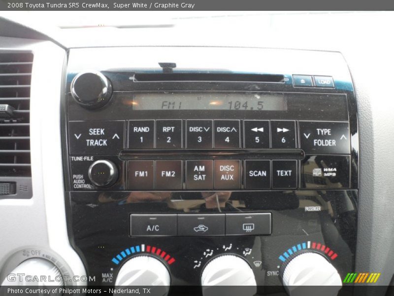Super White / Graphite Gray 2008 Toyota Tundra SR5 CrewMax