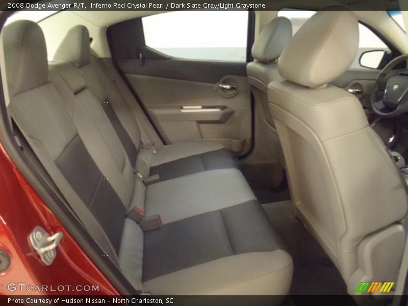 Inferno Red Crystal Pearl / Dark Slate Gray/Light Graystone 2008 Dodge Avenger R/T