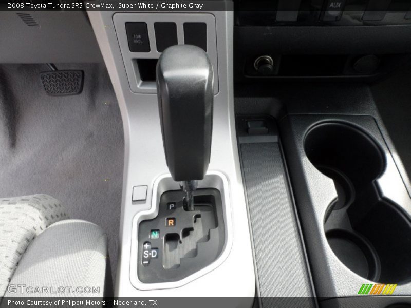 Super White / Graphite Gray 2008 Toyota Tundra SR5 CrewMax