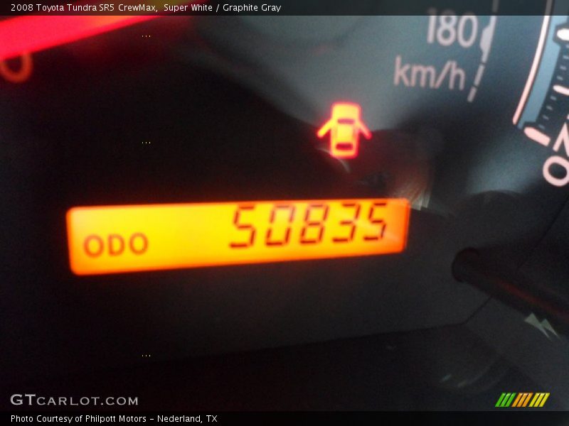 Super White / Graphite Gray 2008 Toyota Tundra SR5 CrewMax