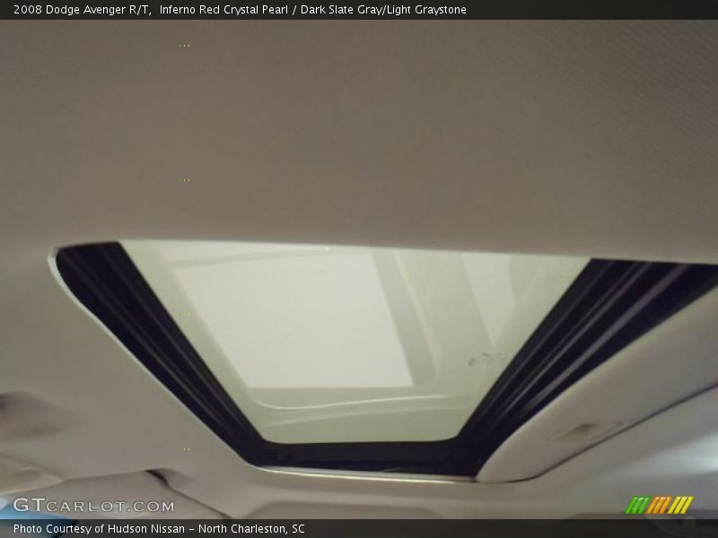 Inferno Red Crystal Pearl / Dark Slate Gray/Light Graystone 2008 Dodge Avenger R/T