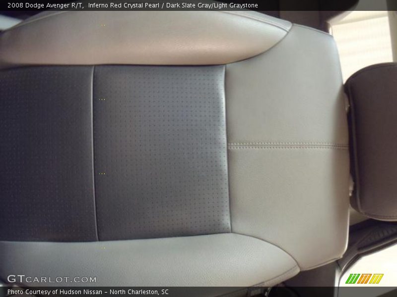 Inferno Red Crystal Pearl / Dark Slate Gray/Light Graystone 2008 Dodge Avenger R/T