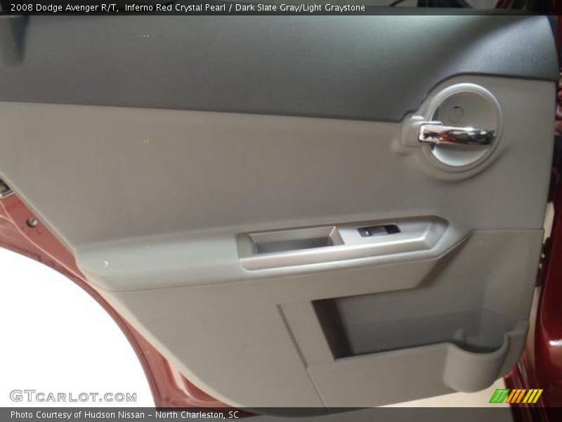 Inferno Red Crystal Pearl / Dark Slate Gray/Light Graystone 2008 Dodge Avenger R/T