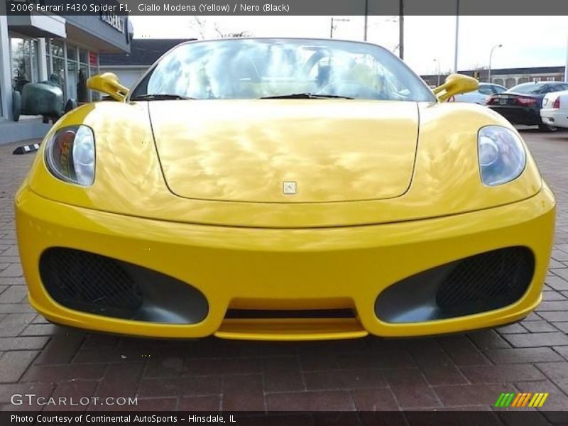 Giallo Modena (Yellow) / Nero (Black) 2006 Ferrari F430 Spider F1