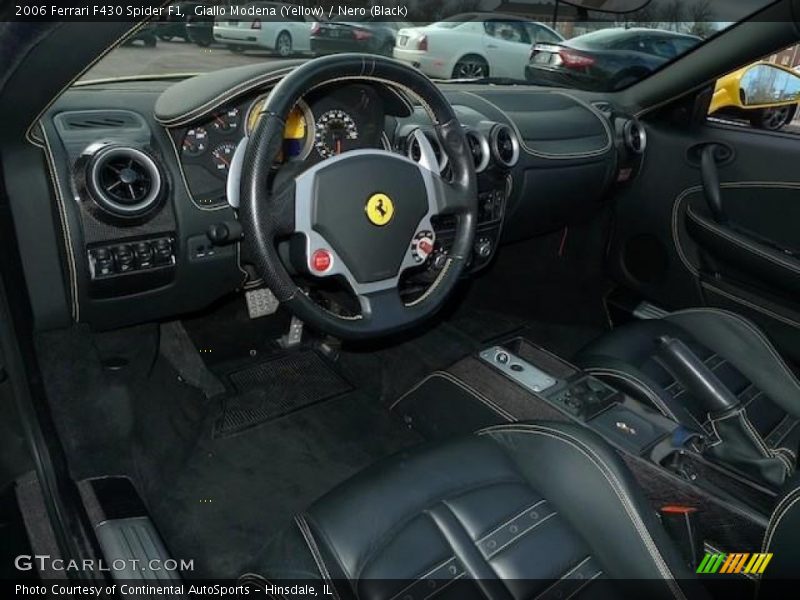 Nero (Black) Interior - 2006 F430 Spider F1 