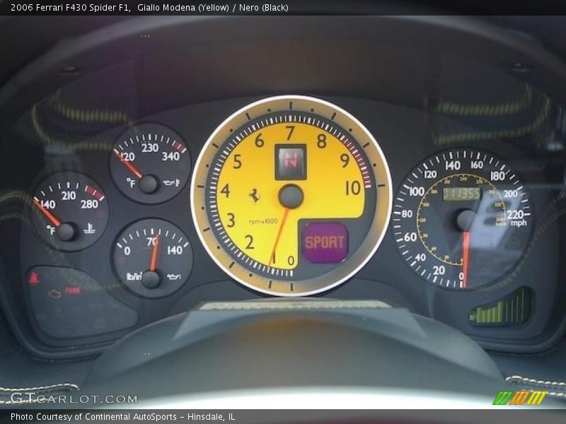  2006 F430 Spider F1 Spider F1 Gauges