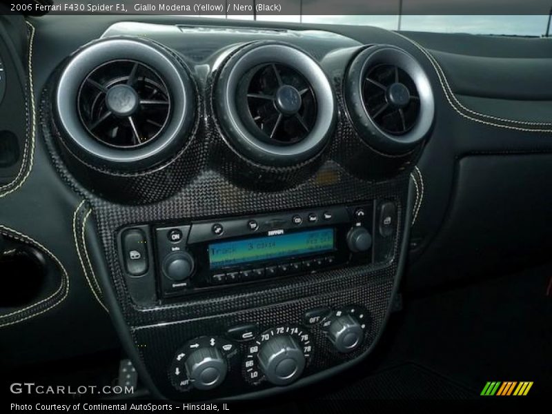 Controls of 2006 F430 Spider F1