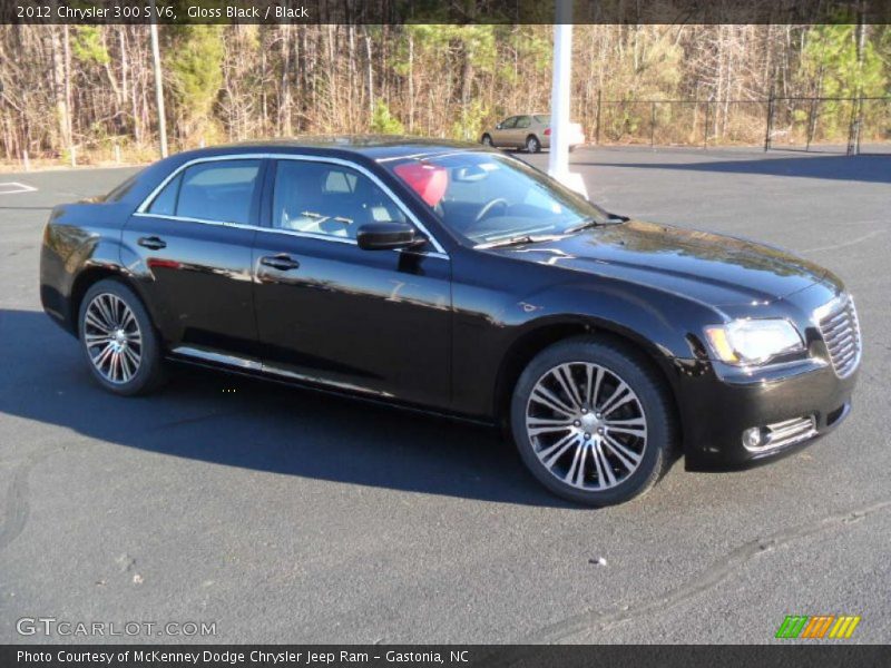 Gloss Black / Black 2012 Chrysler 300 S V6
