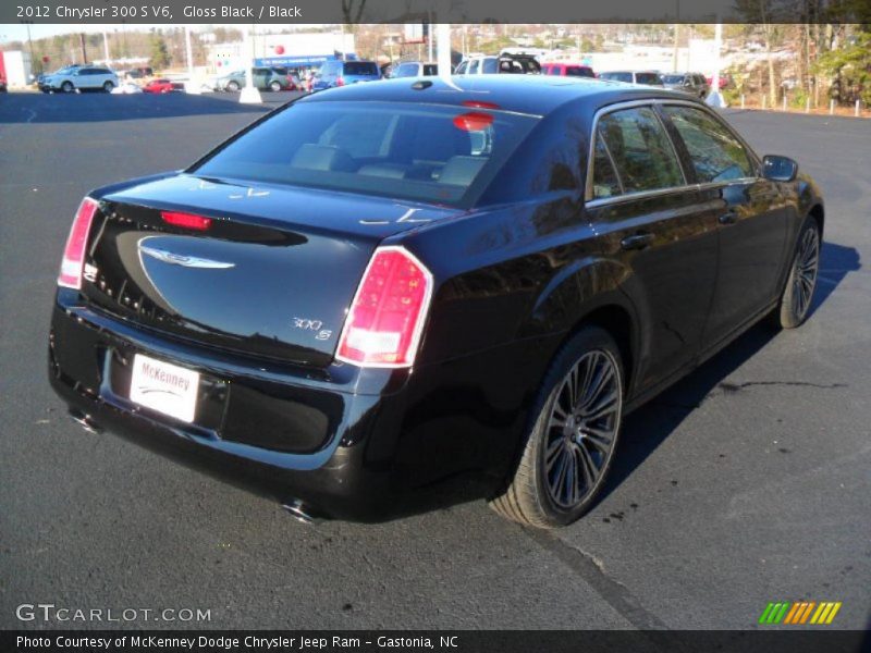 Gloss Black / Black 2012 Chrysler 300 S V6