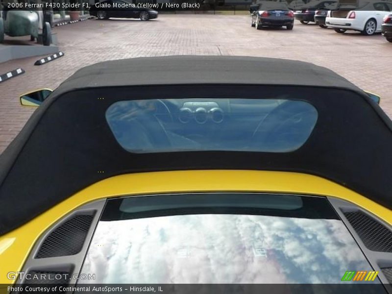 Giallo Modena (Yellow) / Nero (Black) 2006 Ferrari F430 Spider F1
