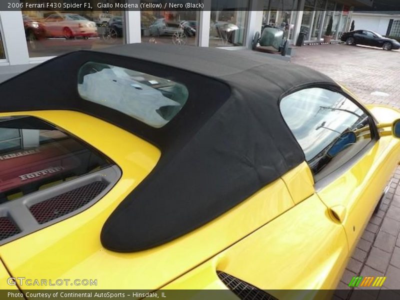 Giallo Modena (Yellow) / Nero (Black) 2006 Ferrari F430 Spider F1