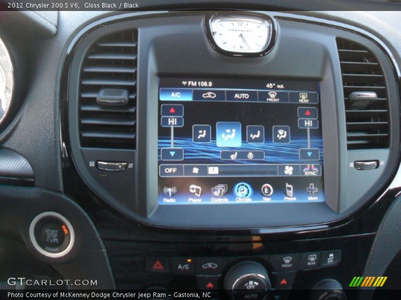 Gloss Black / Black 2012 Chrysler 300 S V6