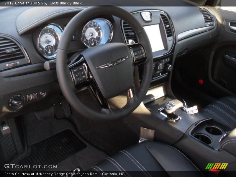 Black Interior - 2012 300 S V6 