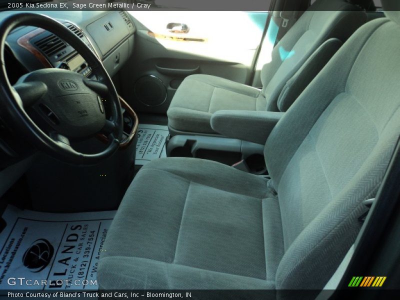 Sage Green Metallic / Gray 2005 Kia Sedona EX