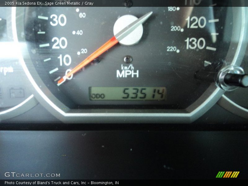 Sage Green Metallic / Gray 2005 Kia Sedona EX