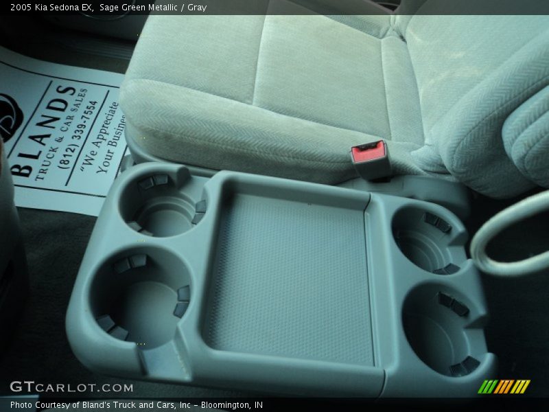 Sage Green Metallic / Gray 2005 Kia Sedona EX