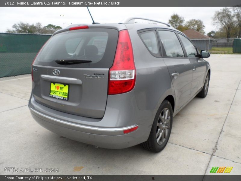 Titanium Gray Metallic / Black 2012 Hyundai Elantra GLS Touring