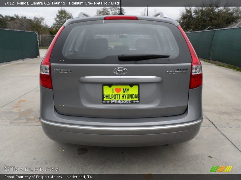 Titanium Gray Metallic / Black 2012 Hyundai Elantra GLS Touring