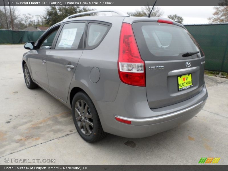 Titanium Gray Metallic / Black 2012 Hyundai Elantra GLS Touring
