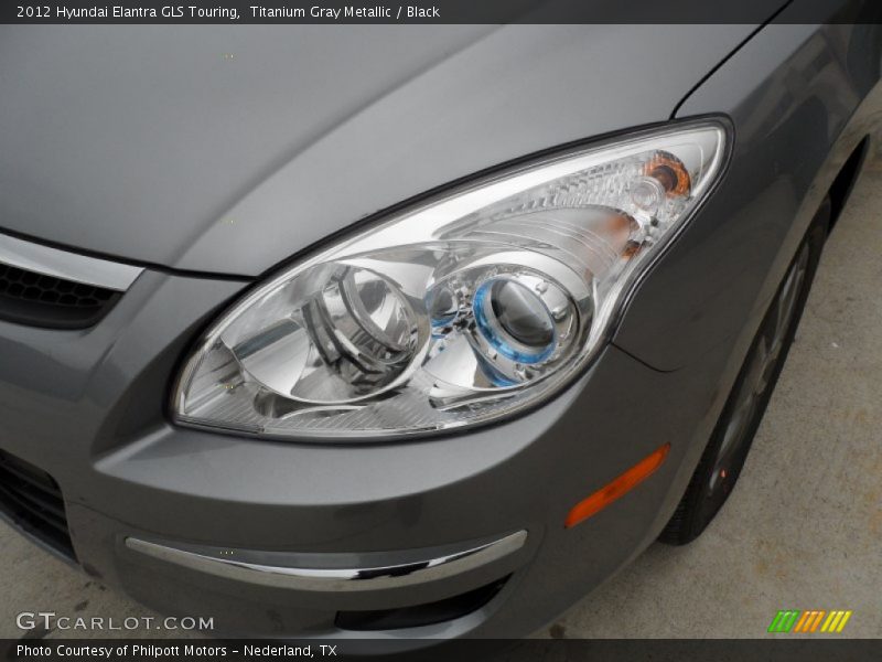 Titanium Gray Metallic / Black 2012 Hyundai Elantra GLS Touring