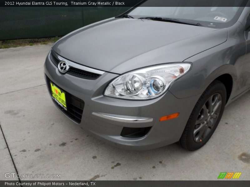Titanium Gray Metallic / Black 2012 Hyundai Elantra GLS Touring