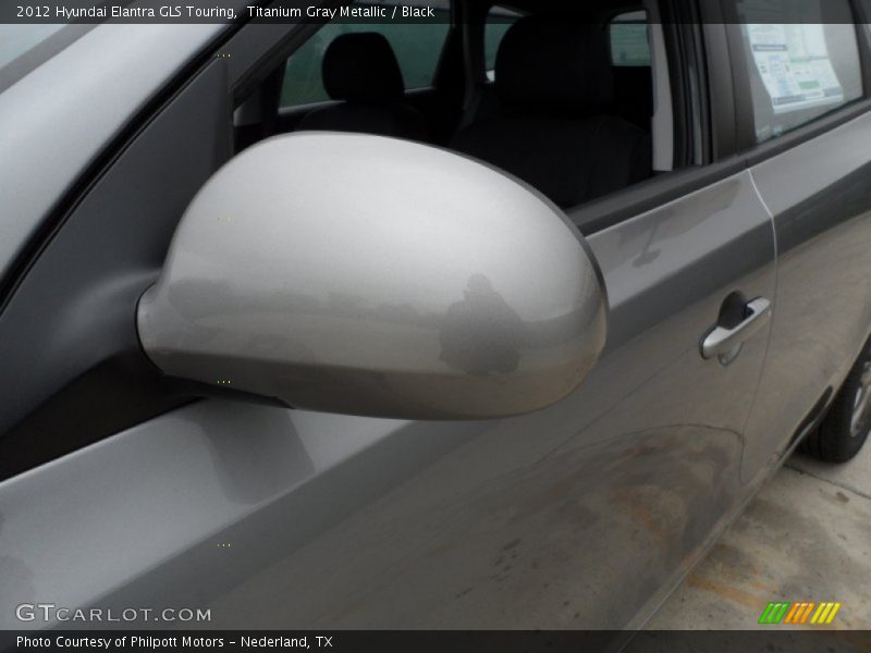 Titanium Gray Metallic / Black 2012 Hyundai Elantra GLS Touring