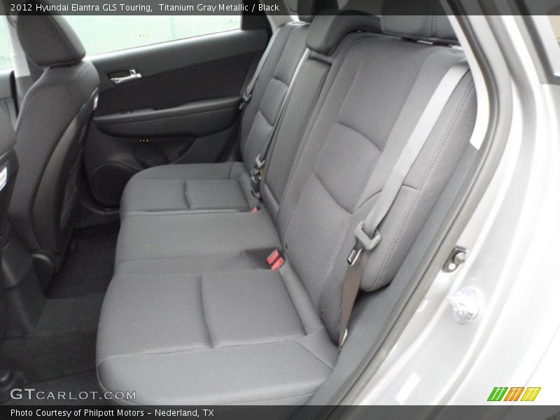 Titanium Gray Metallic / Black 2012 Hyundai Elantra GLS Touring