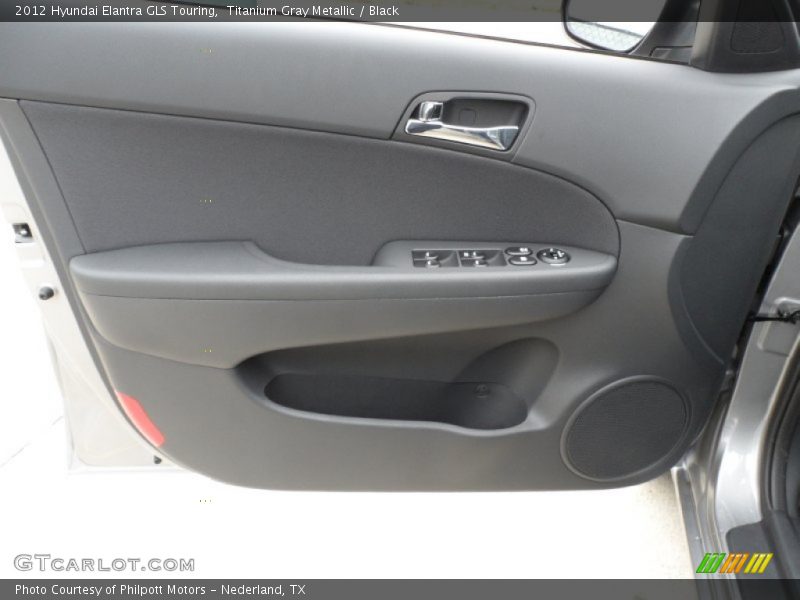 Titanium Gray Metallic / Black 2012 Hyundai Elantra GLS Touring