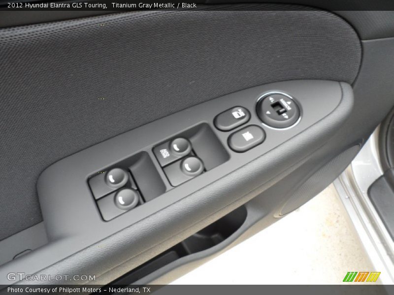 Titanium Gray Metallic / Black 2012 Hyundai Elantra GLS Touring