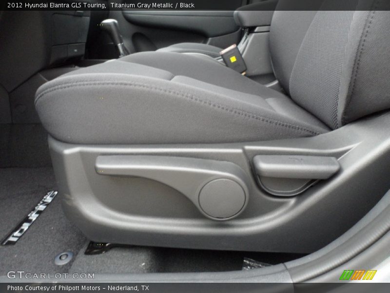 Titanium Gray Metallic / Black 2012 Hyundai Elantra GLS Touring