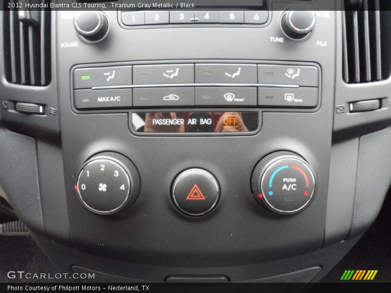 Titanium Gray Metallic / Black 2012 Hyundai Elantra GLS Touring
