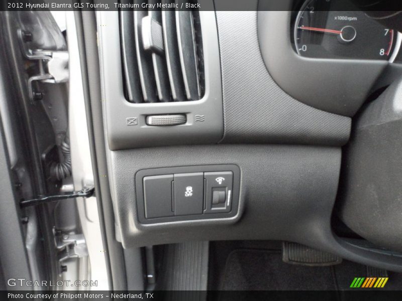 Titanium Gray Metallic / Black 2012 Hyundai Elantra GLS Touring
