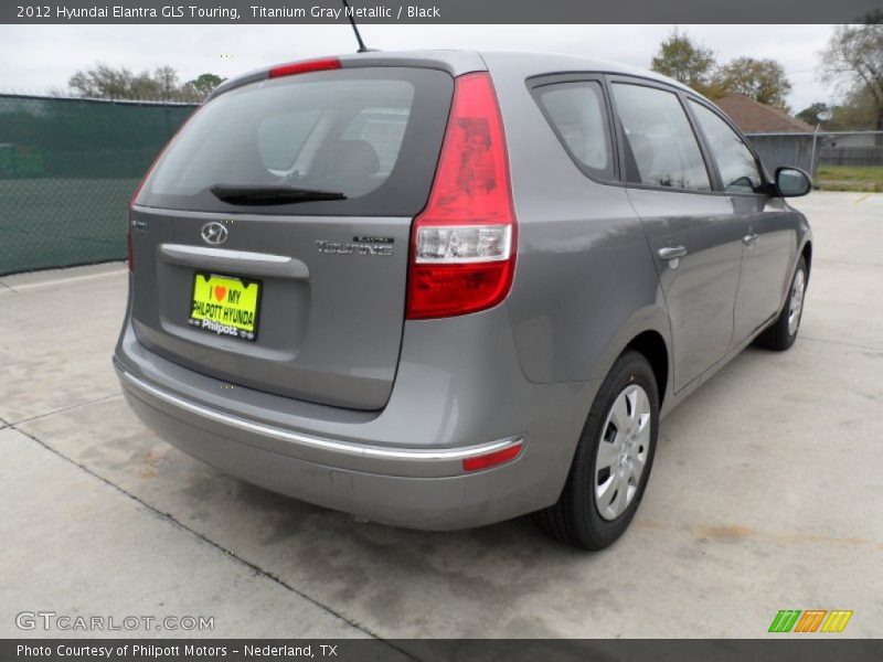 Titanium Gray Metallic / Black 2012 Hyundai Elantra GLS Touring