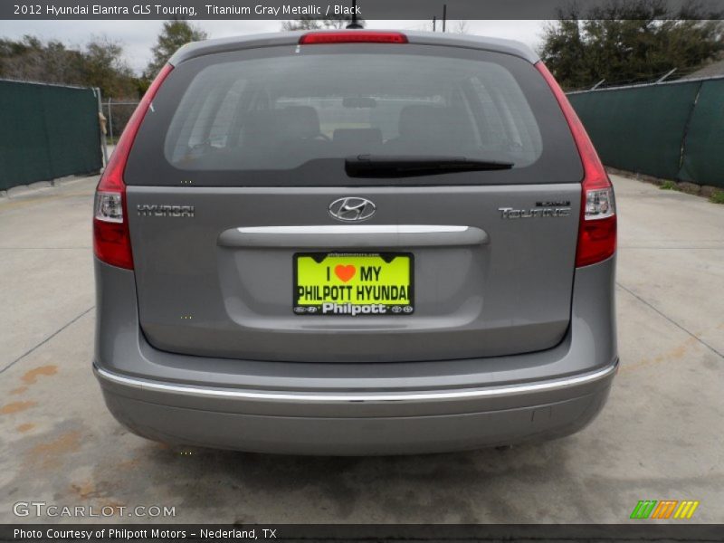 Titanium Gray Metallic / Black 2012 Hyundai Elantra GLS Touring